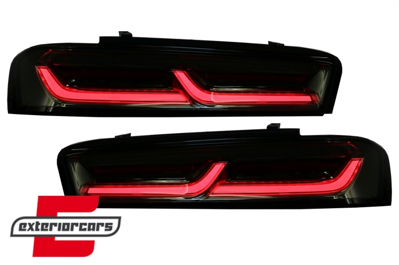 Full LED stražnja svjetla SEQ žmigavci (smoke) / Chevrolet Camaro (05.2015-2018) - Slika 6