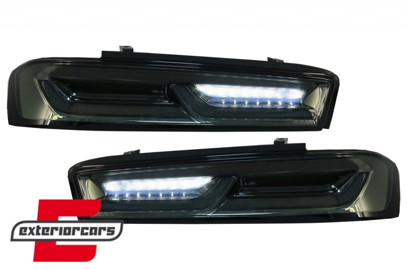 Full LED stražnja svjetla SEQ žmigavci (smoke) / Chevrolet Camaro (05.2015-2018) - Slika 7