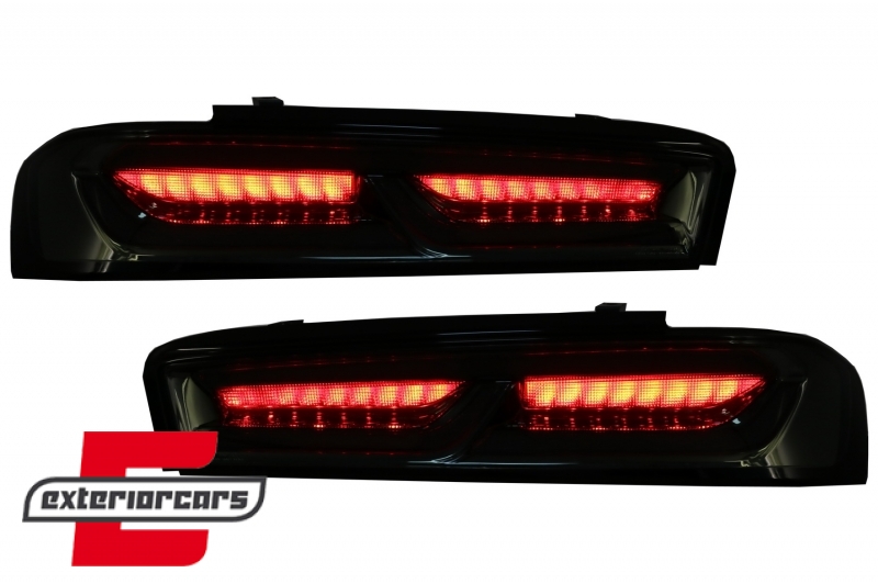 Full LED stražnja svjetla SEQ žmigavci (smoke) / Chevrolet Camaro (05.2015-2018) - Slika 8