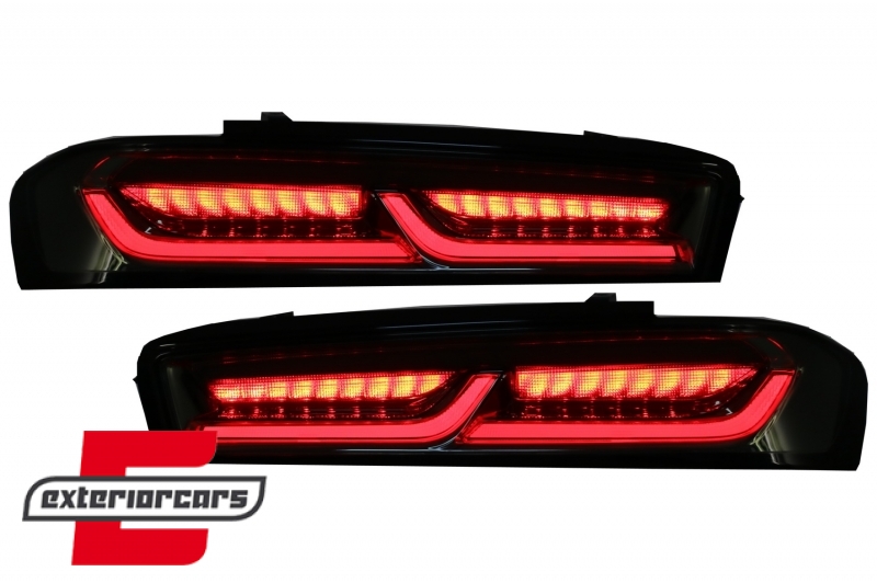 Full LED stražnja svjetla SEQ žmigavci (smoke) / Chevrolet Camaro (05.2015-2018) - Slika 9