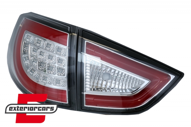 LED stražnja svjetla LightBar dizajn (chrome) / Hyundai IX35 (2010-03.2013) - Slika 4
