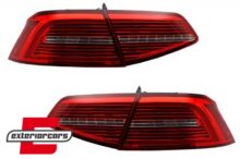 Full LED stražnja svjetla SEQ žmigavci Matrix R-line dizajn / VW Passat B8 3G limuzina (2015-2019)