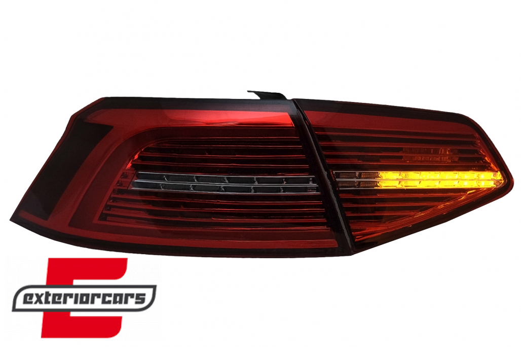 Full LED stražnja svjetla SEQ žmigavci Matrix R-line dizajn / VW Passat B8 3G limuzina (2015-2019) - Slika 10
