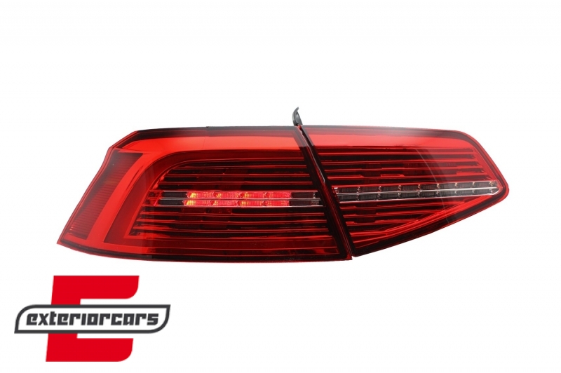Full LED stražnja svjetla SEQ žmigavci Matrix R-line dizajn / VW Passat B8 3G limuzina (2015-2019) - Slika 7