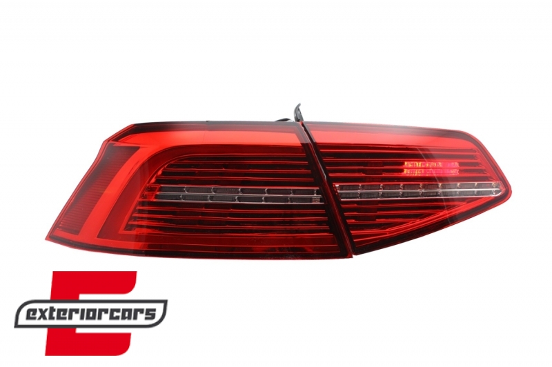 Full LED stražnja svjetla SEQ žmigavci Matrix R-line dizajn / VW Passat B8 3G limuzina (2015-2019) - Slika 13