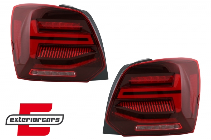 Full LED stražnja svjetla SEQ žmigavci (crvena) / VW Polo 6R 6C (2009-2017) - Slika 2