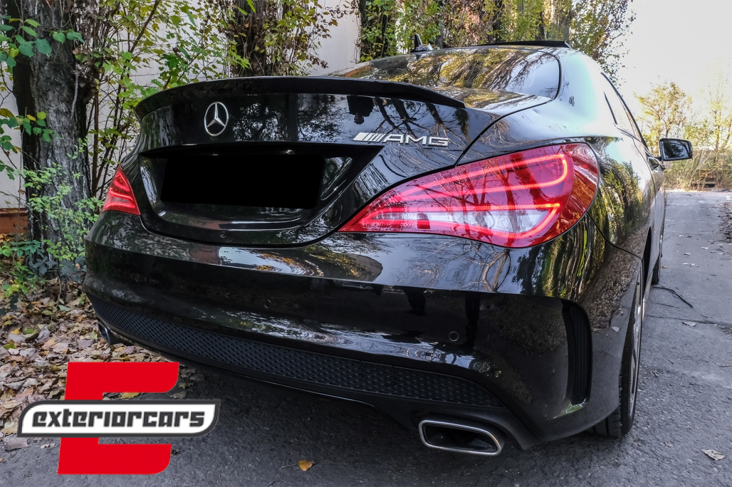 Lip bunkera AMG dizajn (piano crna) / Mercedes CLA C117 W117 (2013-2018) - Slika 13