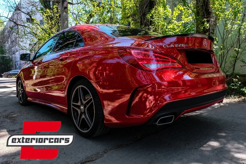 Lip bunkera AMG dizajn (piano crna) / Mercedes CLA C117 W117 (2013-2018) - Slika 8