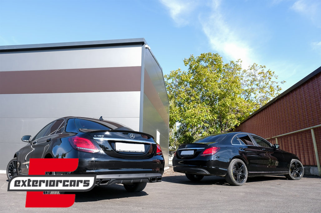 Lip bunkera AMG dizajn (piano crna) / MERCEDES C-klasa W205 limuzina (2014-2020) - Slika 9