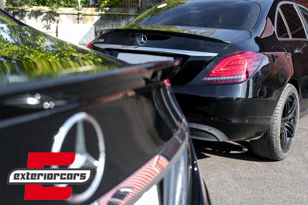 Lip bunkera AMG dizajn (piano crna) / MERCEDES C-klasa W205 limuzina (2014-2020) - Slika 11