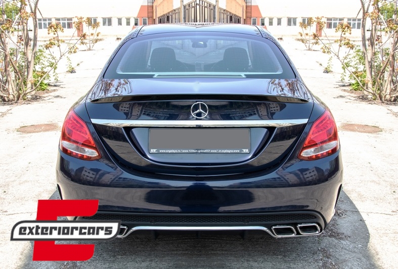 Lip bunkera AMG dizajn (piano crna) / MERCEDES C-klasa W205 limuzina (2014-2020) - Slika 8