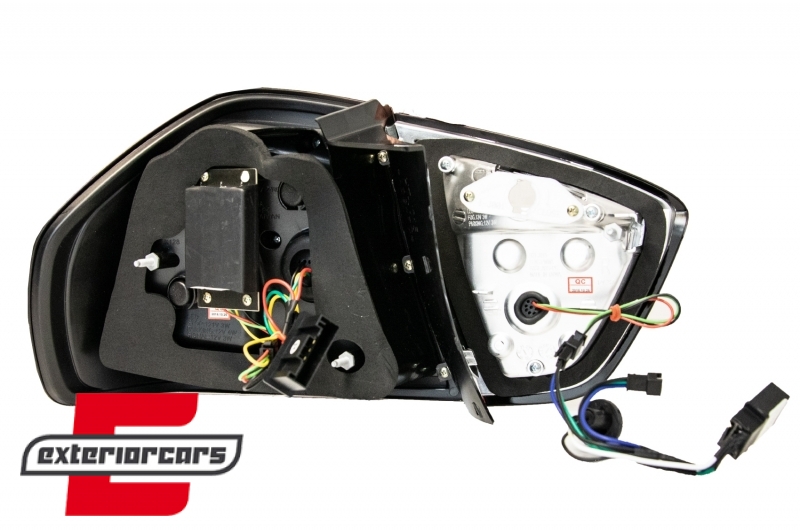 LED stražnja svjetla LightBar F30 LCI dizajn (crvena/kristal) / BMW serije 3 E90 limuzina (2005-2008) - Slika 8
