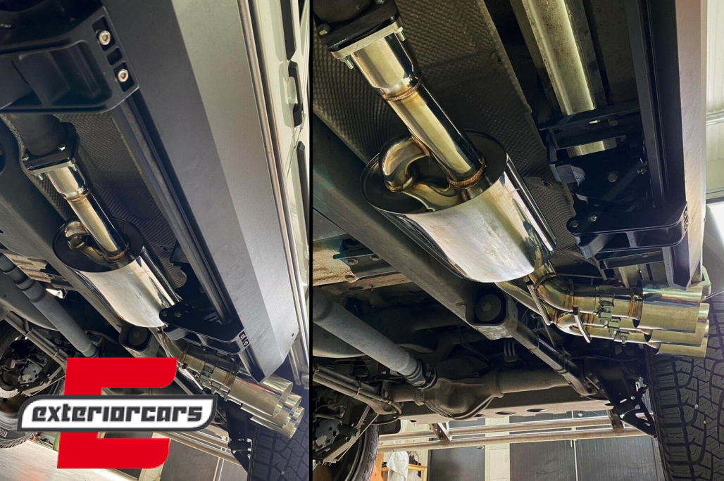 Kompletan ispušni sustav s Valvetronicom (chrome) / Mercedes G-klasa W463 (2009-2018) G500 G55 G63 G65 - Slika 13