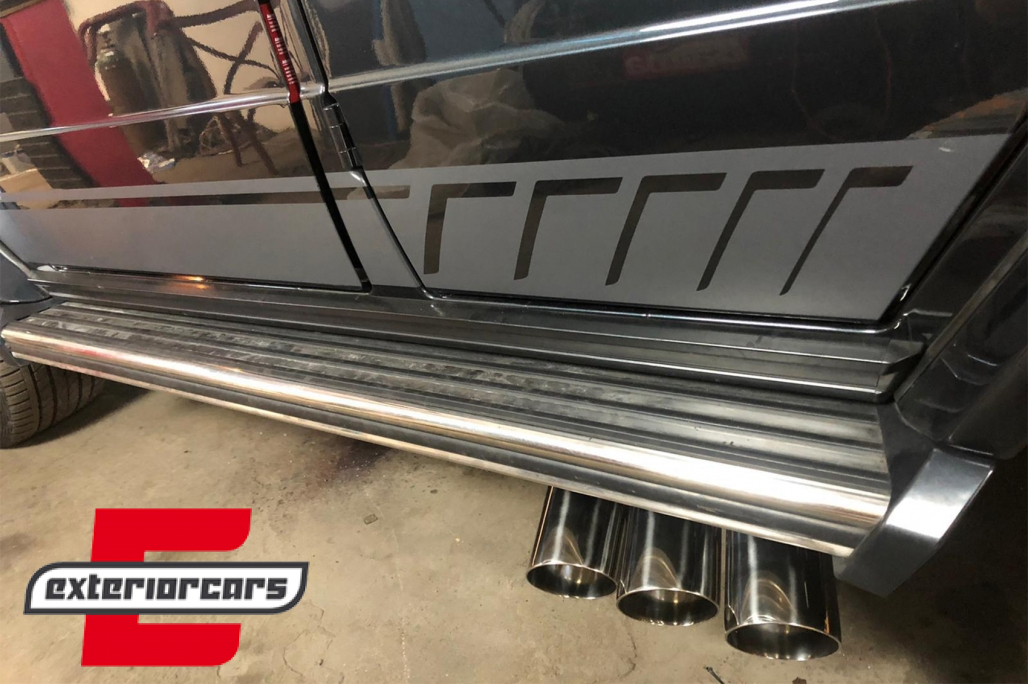 Kompletan ispušni sustav s Valvetronicom (chrome) / Mercedes G-klasa W463 (2009-2018) G500 G55 G63 G65 - Slika 16