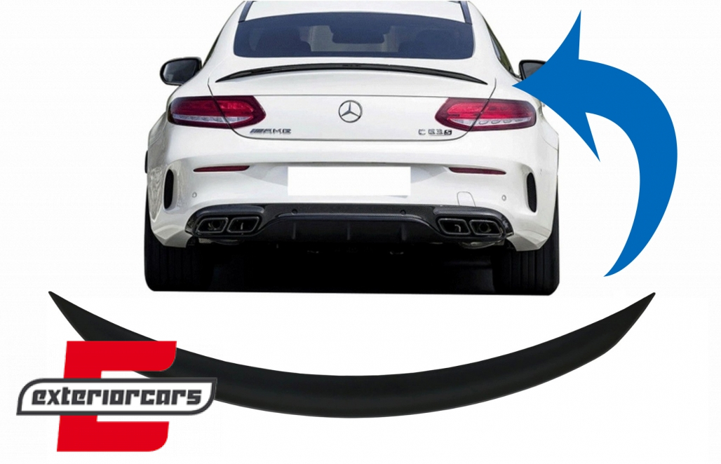 Lip bunkera AMG dizajn (mat crna) / Mercedes C-klasa Coupe C205 (2014-2019)