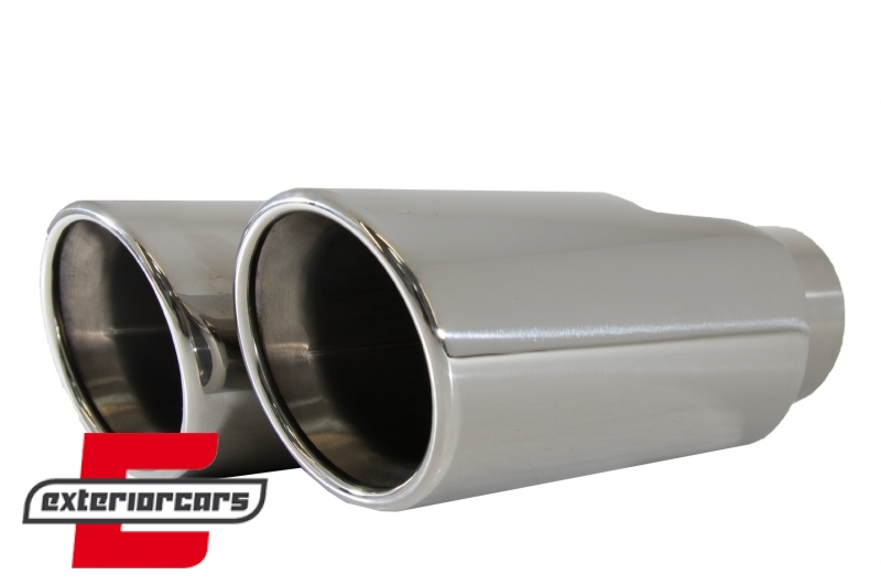 Nastavci auspuha M-Power dizajn (chrome) / BMW serije 3 E46 E90 E92 E93 F30 F31 serije 4 F32 F33 F36 serije 5 E60 F10 F11 G30 serije 6 F06 F12 F13 M3 M5 - Slika 2