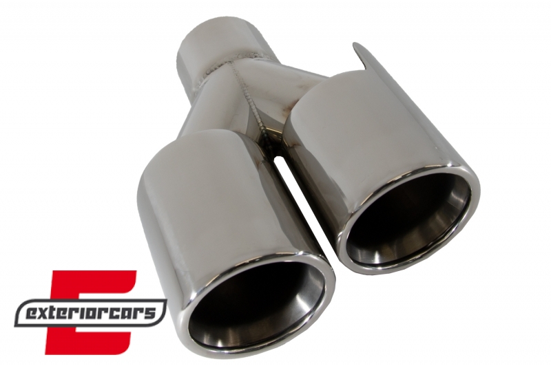 Nastavci auspuha M-Power dizajn (chrome) / BMW serije 3 E46 E90 E92 E93 F30 F31 serije 4 F32 F33 F36 serije 5 E60 F10 F11 G30 serije 6 F06 F12 F13 M3 M5 - Slika 3