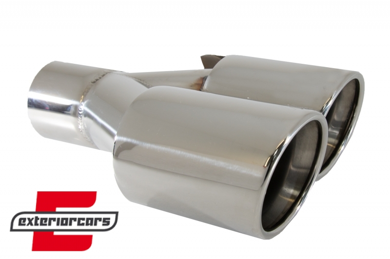 Nastavci auspuha M-Power dizajn (chrome) / BMW serije 3 E46 E90 E92 E93 F30 F31 serije 4 F32 F33 F36 serije 5 E60 F10 F11 G30 serije 6 F06 F12 F13 M3 M5 - Slika 5
