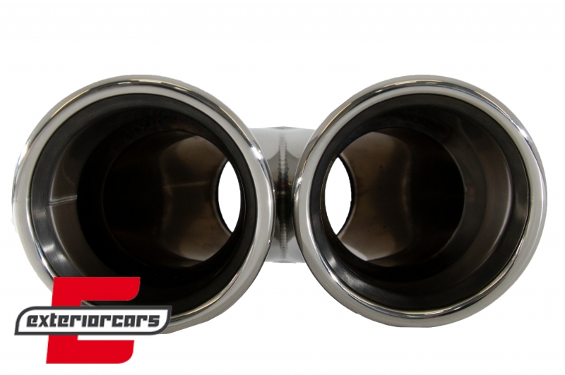 Nastavci auspuha M-Power dizajn (chrome) / BMW serije 3 E46 E90 E92 E93 F30 F31 serije 4 F32 F33 F36 serije 5 E60 F10 F11 G30 serije 6 F06 F12 F13 M3 M5 - Slika 6