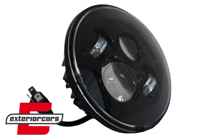 CREE LED prednji farovi 7inch (crna) / Jeep Wrangler JK TJ LJ Land ROVER Defender Mercedes W463 - Slika 3