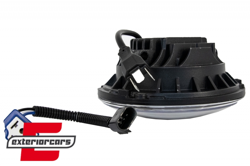 CREE LED prednji farovi 7inch (crna) / Jeep Wrangler JK TJ LJ Land ROVER Defender Mercedes W463 - Slika 5