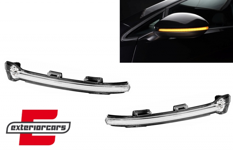 Osram Dynamic full LED LEDriving žmigavci retrovizora White Edition / VW Golf 7 & 7.5 (08.2012-2020) VW Touran II (05.2015-) Lamando (2014-2019) - Slika 2