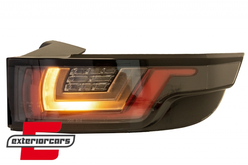 Full LED stražnja svjetla SEQ žmigavci LightBar dizajn (crvena/bijela/crna) / Range Rover Evoque L538 (2011-2018) - Slika 4