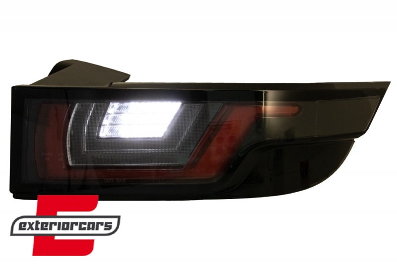 Full LED stražnja svjetla SEQ žmigavci LightBar dizajn (crvena/bijela/crna) / Range Rover Evoque L538 (2011-2018) - Slika 6
