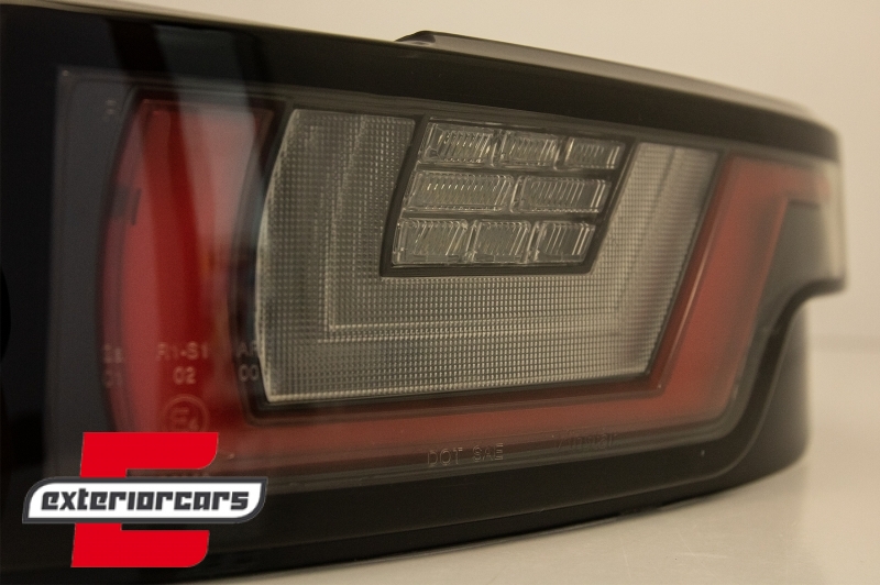 Full LED stražnja svjetla SEQ žmigavci LightBar dizajn (crvena/bijela/crna) / Range Rover Evoque L538 (2011-2018) - Slika 8