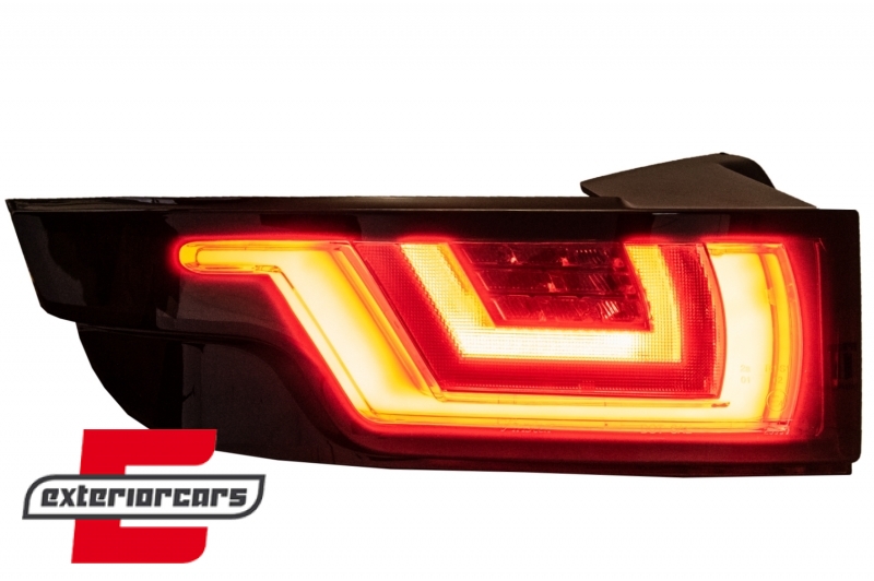Full LED stražnja svjetla SEQ žmigavci LightBar dizajn (crvena/smoke/crna) / Range Rover Evoque L538 (2011-2018) - Slika 5