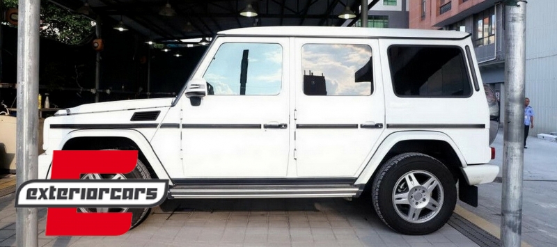 Letvice na vratima dodatne Facelift dizajn (crna) / Mercedes G-klasa W463 (1989-2017) - Slika 7
