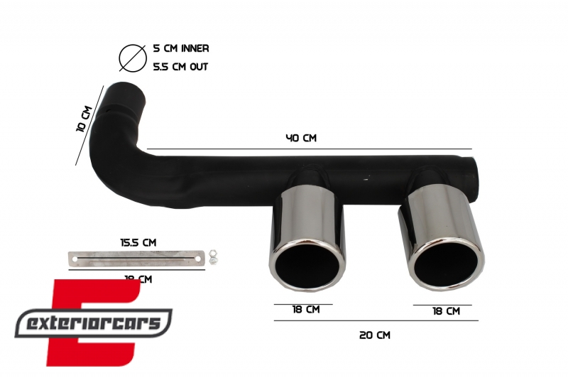 Kompletan ispušni sustav R400 dizajn / VW Polo 6R (2009-2018) - Slika 6