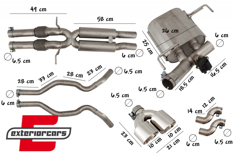 Kompletan ispušni sustav s Valvetronicom / Range Rover Sport L494 (2014-2017) - Slika 14