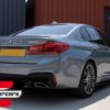 Difuzor zraka M5 dizajn (mat crna) / BMW serije 5 G30 G31 limuzina karavan (2017-2019) - Slika 10