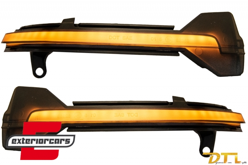Žmigavci u retrovizoru LED SEQ (smoke) / BMW 5er F10 F11 F07 LCI (2014-2017) 6er F12 F13 F06 LCI (2014-2018) 7 F01 LCI (2012-2015) - Slika 2