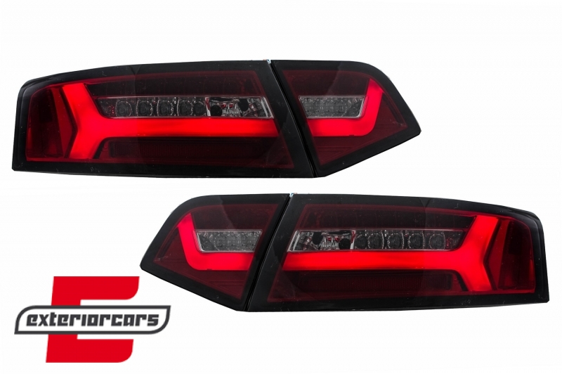LED stražnja svjetla SEQ žmigavci Facelift dizajn (crvena/smoke) / Audi A6 4F2 C6 limuzina (2008-2011) - Slika 5