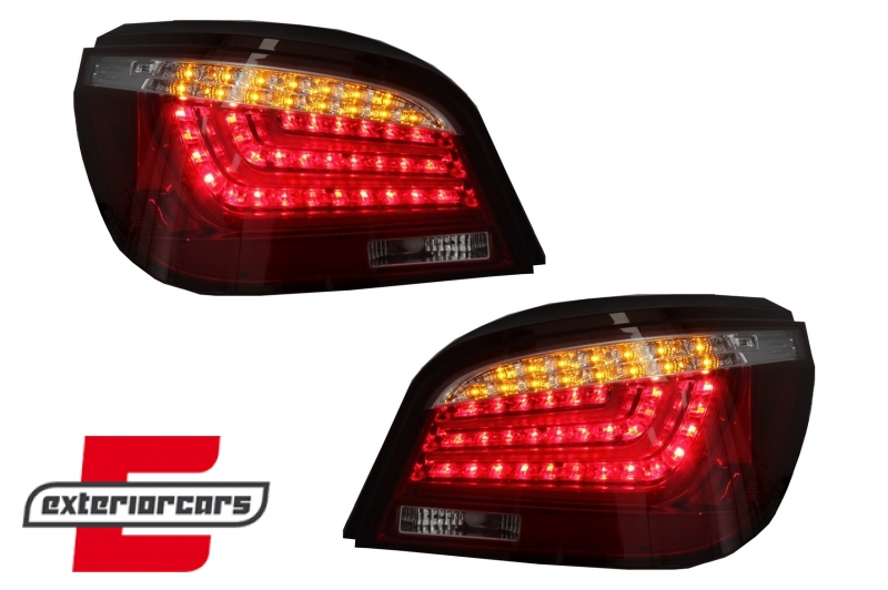 LED stražnja svjetla (crvena/kristal) / BMW serije 5 E60 (2003-03.2007) limuzina - Slika 7