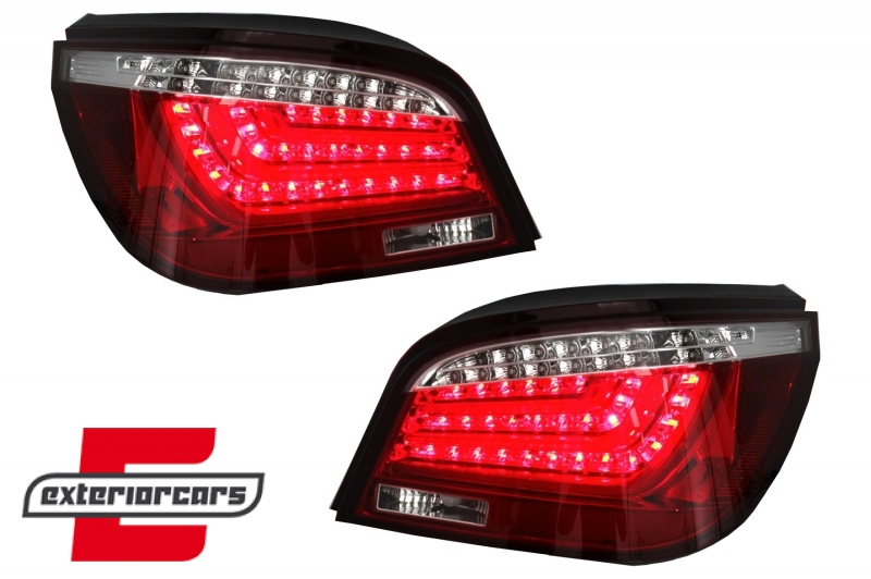 LED stražnja svjetla (crvena/kristal) / BMW serije 5 E60 (2003-03.2007) limuzina - Slika 8