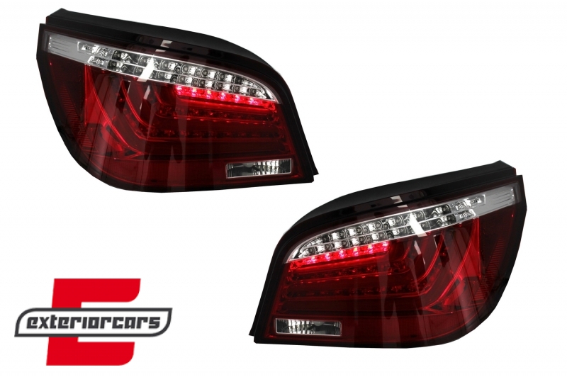 LED stražnja svjetla (crvena/kristal) / BMW serije 5 E60 (2003-03.2007) limuzina - Slika 9