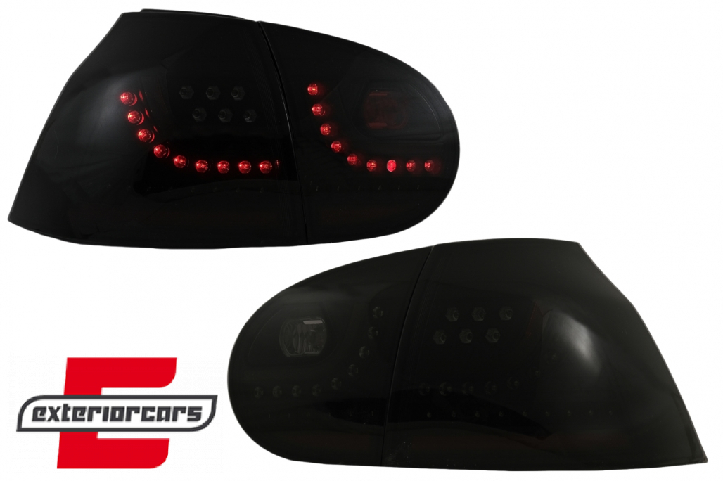 LED stražnja svjetla SEQ žmigavci Urban style (crna) / VW Golf V 5 Hatchback (2003-2008)