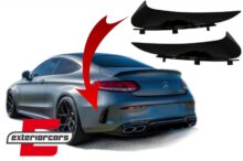 Bočni stražnji flapovi AMG dizajn (piano crna) / Mercedes C-klasa C205 Coupe A205 Cabrio (2014-2018)