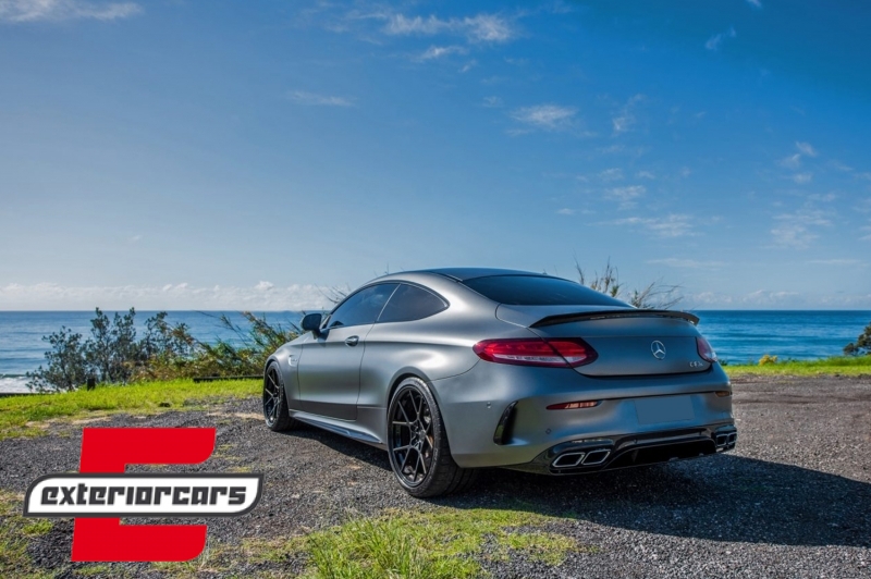 Bočni stražnji flapovi AMG dizajn (piano crna) / Mercedes C-klasa C205 Coupe A205 Cabrio (2014-2018) - Slika 7