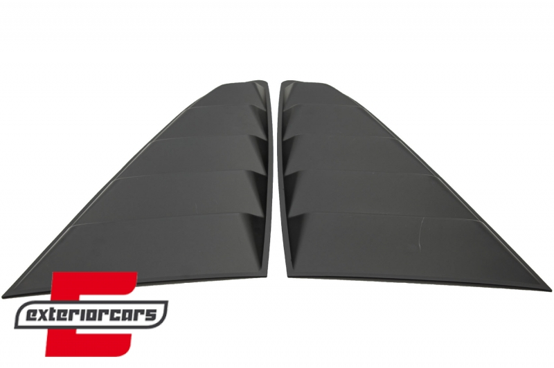 Klasični četvrtasti bočni prozorski poklopci (mat crna) / Ford Mustang Mk6 VI (2015-2022) - Slika 5
