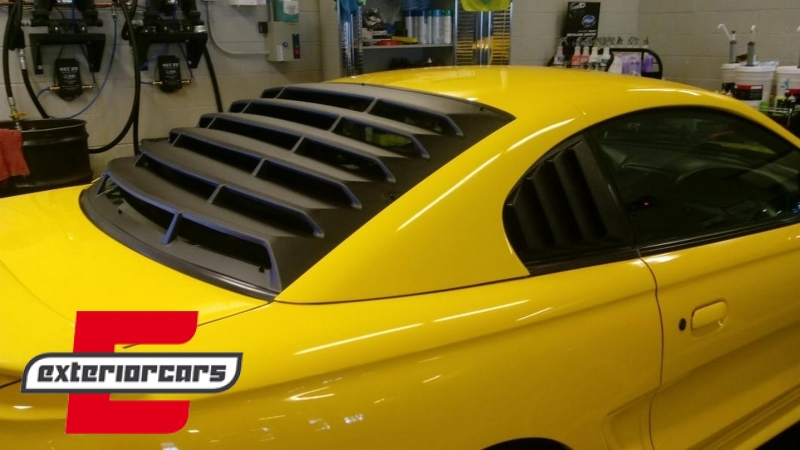 Zaštita od sunca PFT dizajn - stražnje staklo / Ford Mustang Mk6 VI (2015-2019) - Slika 7