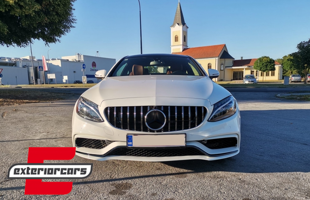 Prednji branik C63 AMG dizajn / Mercedes C-klasa W205 S205 C205 A205 (2014-2020) Limuzina T-Model Coupe Cabrio - Slika 10