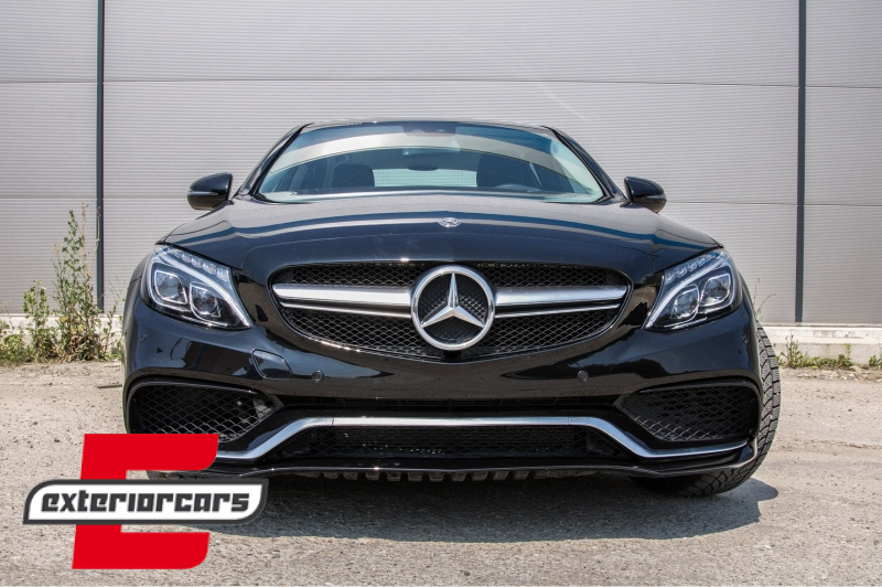 Prednji branik C63 AMG dizajn / Mercedes C-klasa W205 S205 C205 A205 (2014-2020) Limuzina T-Model Coupe Cabrio - Slika 8