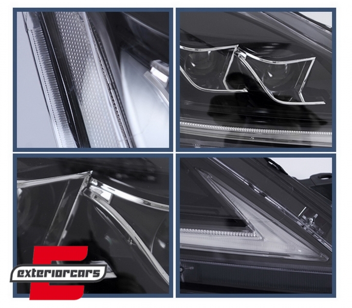 Full prednja svjetla SEQ žmigavci (crna) / LEXUS IS XE20 (2006-2013) - Slika 10