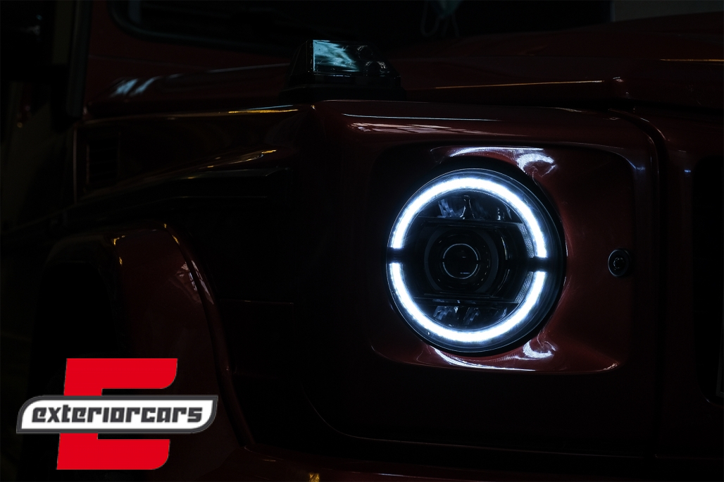Full LED prednji farovi Facelift 2018 dizajn (crna) / Mercedes G-klasa W463 (2005-2017) - Slika 22