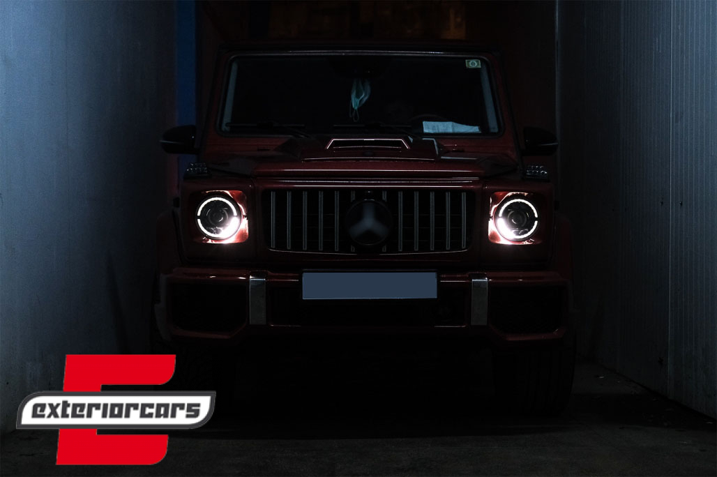 Full LED prednji farovi Facelift 2018 dizajn (crna) / Mercedes G-klasa W463 (2005-2017) - Slika 24