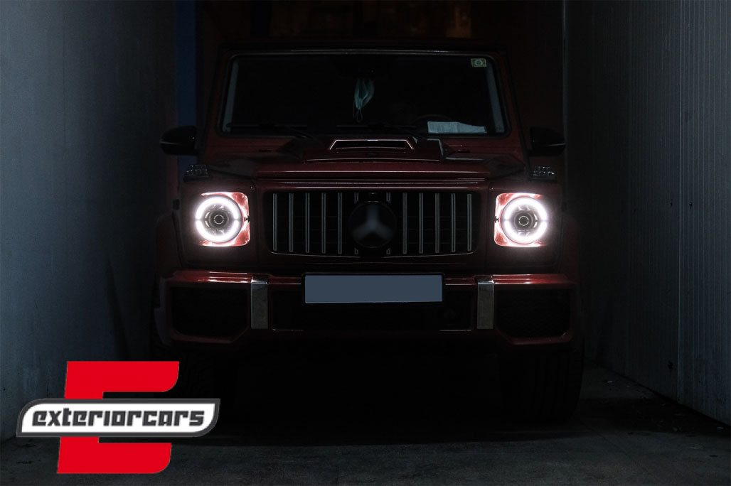 Full LED prednji farovi Facelift 2018 dizajn (crna) / Mercedes G-klasa W463 (2005-2017) - Slika 25